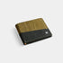 Kakapo Cork & Canvas Bifold Wallet - Olive green and black