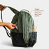 Amur Backpack - Olive Green - Daily Carry Office and Travel 15.6 inch Laptop Backpack /Daypack