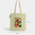Plant Momma Canvas Zipper Tote Bags - Natural Canvas| Crafted in India | Zipped tote bag | DTF Print