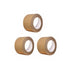 Eco-friendly Plain Plastic-free Kraft Paper Tape - Pack of 3