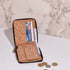 Kiwi Cork Zip Wallet - Tan - Unisex Cork Wallet for Men & Women