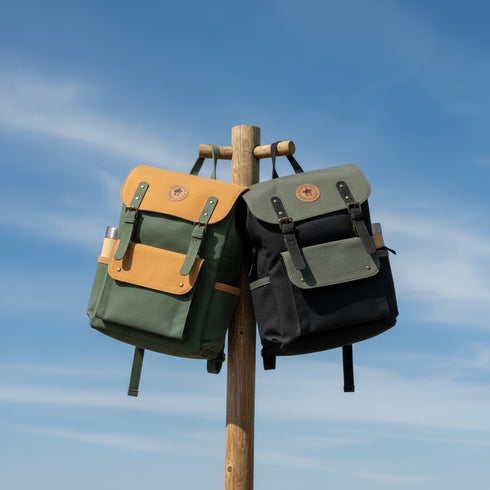 Dugong Backpack - Olive - Canvas Daily/Office/City/Travel Sustainable Laptop Backpack