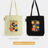 Plant Momma Canvas Zipper Tote Bags - Natural Canvas| Crafted in India | Zipped tote bag | DTF Print
