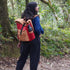 Armadillo Backpack - Fiery Red - Water Resistant Canvas Flap-top Travel Backpack