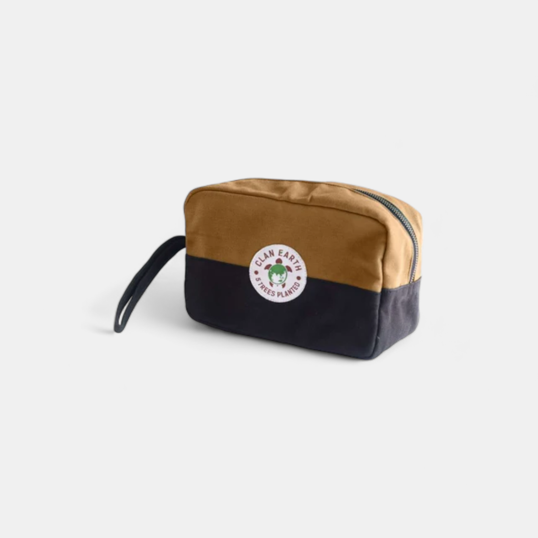 Oryx Canvas Dopp Kit - Walnut Brown thumbnail 3