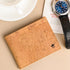 Kakapo Cork Bifold Wallet - Tan - Unique Unisex Cork Slim Wallet for Men and Women
