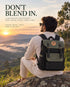 Dugong Backpack - Olive - Canvas Daily/Office/City/Travel Sustainable Laptop Backpack