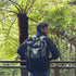 Pangolin Backpack - Water Resistant Canvas Rolltop Travel Backpack - Olive Green