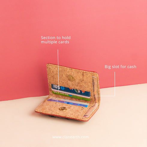Ibis Cork Wallet - Wallets for the New India