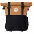 Pangolin Backpack - Camel Brown - Sustainable Eco Canvas Hyper-Functional Rolltop Travel Backpack
