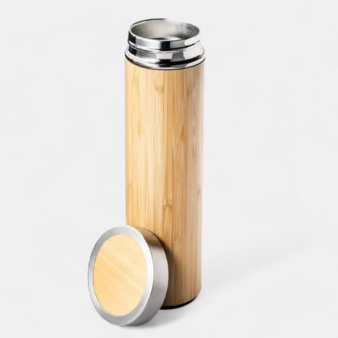 Employee Onboarding Sustainable Corporate Hamper | Premium canvas Dopp Kit | Cork Notebook and pen | Bamboo Bottle