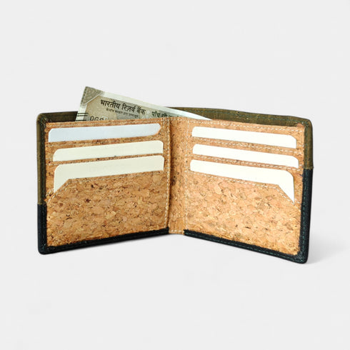 Earthly Luxe: Premium Cork Wallet and Jar Candle Hamper