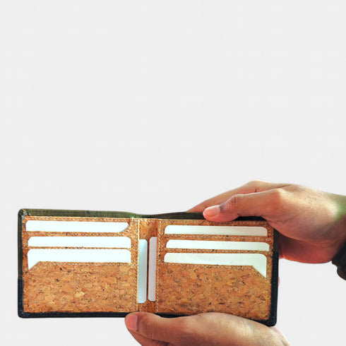 Earthly Luxe: Premium Cork Wallet and Jar Candle Hamper