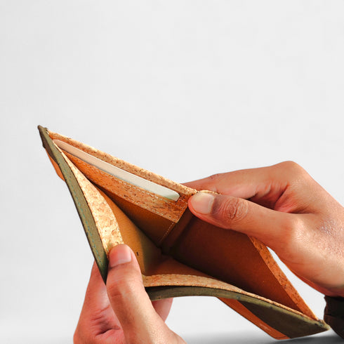 Earthly Luxe: Premium Cork Wallet and Jar Candle Hamper