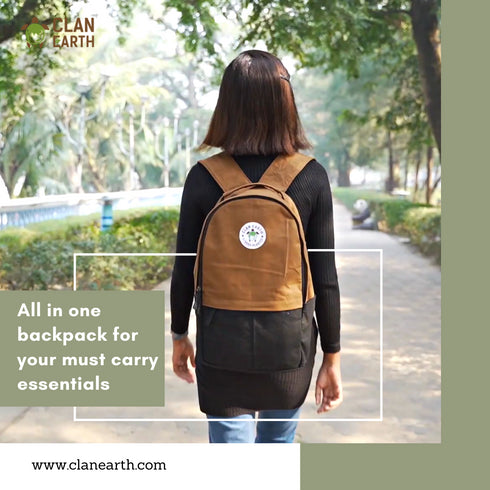 Amur Backpack - Charcoal Black - Daily Carry Office and Travel 15.6 inch Laptop Backpack /Daypack