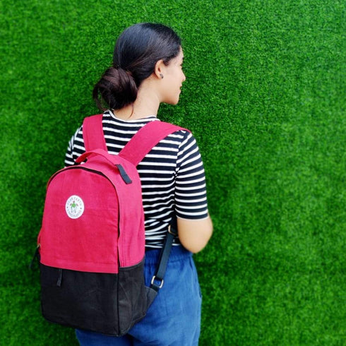 Amur Backpack - Cherry Red - Daily Carry Office and Travel 15.6 inch Laptop Backpack /Daypack
