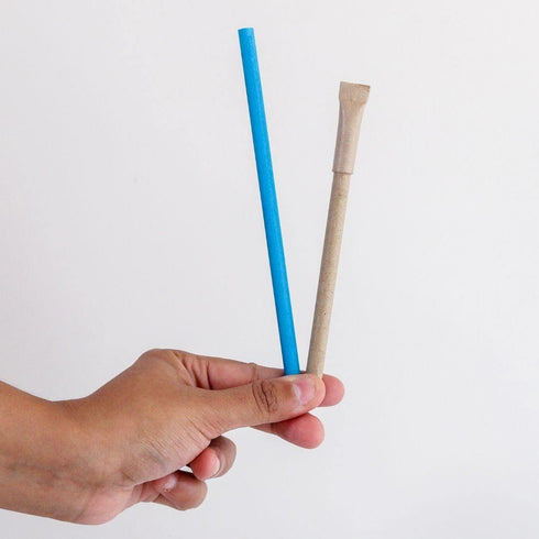 Recycled Paper Stationery Set - Plantable cover note book with Recycled Paper Pen and Pencil