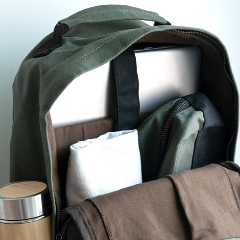 Amur Backpack - Daily Carry Office & Travel Canvas 15.6 inch Laptop Backpack /Daypack