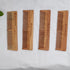 Neem Wood Comb - Wide and Narrow Spaced Teeth - Detangling & Styling - Pack of 4