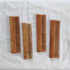 Neem Wood Comb - Wide and Narrow Spaced Teeth - Detangling & Styling - Pack of 4