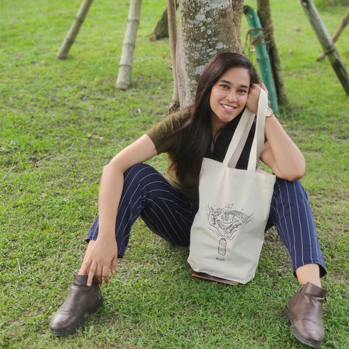 Premium Canvas Tote Bag - Natural Canvas Color