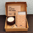 Minimalist Vegan Wallet Festive Gift Box - Dodo Wallet & Soy Wax Coconut Shell Candle