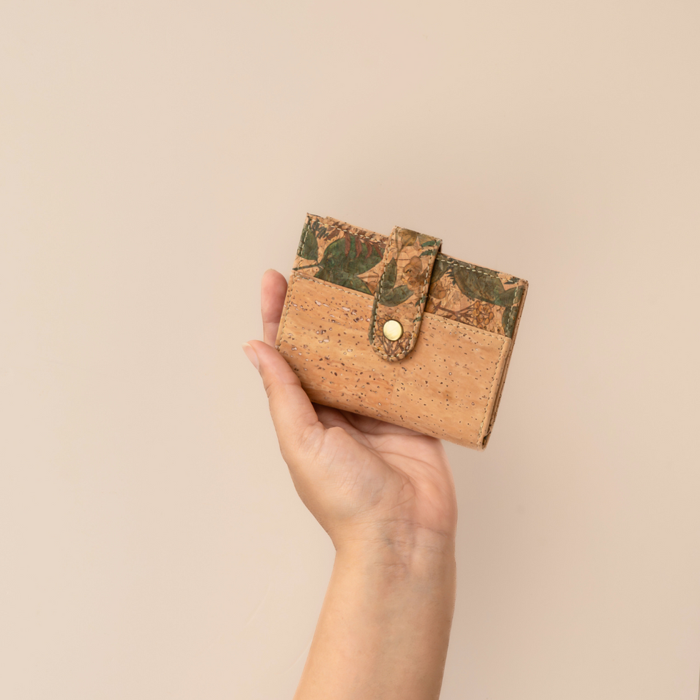 Finch Premium Printed Cork Strapped Wallet
