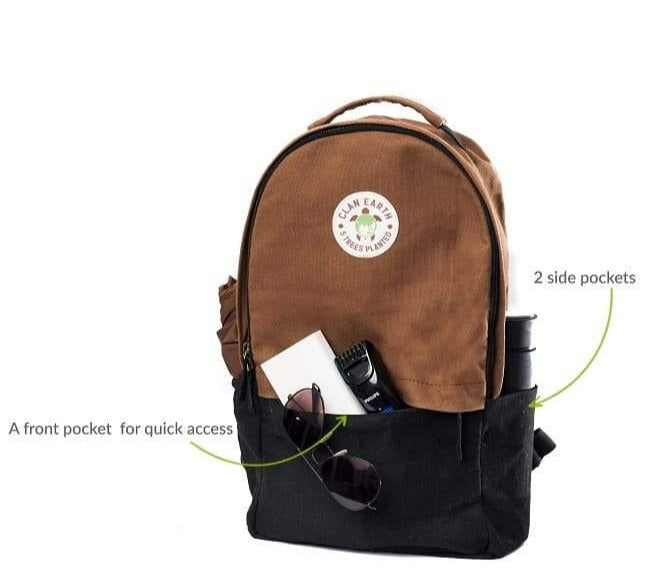 Amur Backpack - Charcoal Black - Daily Carry Office and Travel 15.6 inch Laptop Backpack /Daypack image 4